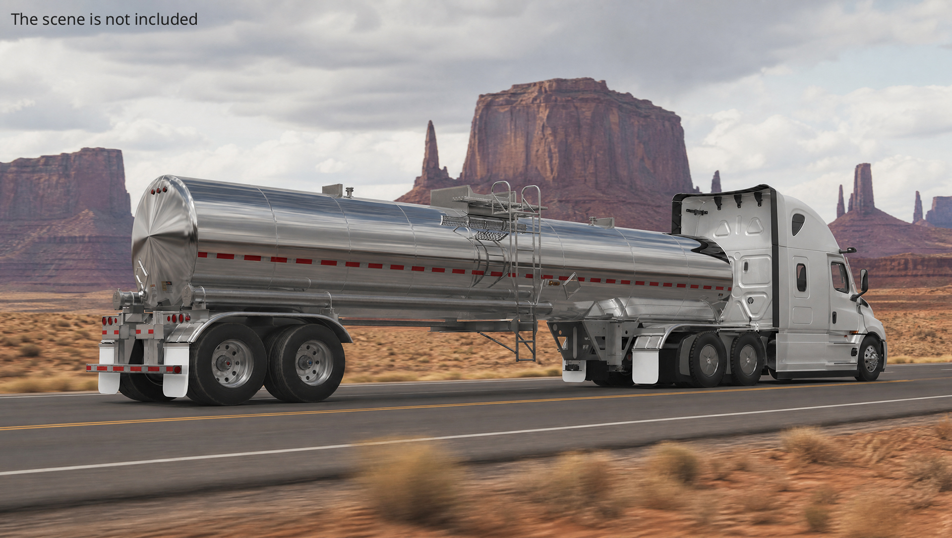 2025 Freightliner Cascadia with Tank Trailer, view 3