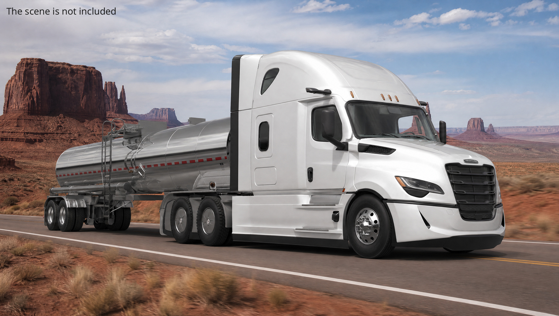 2025 Freightliner Cascadia with Tank Trailer, view 2
