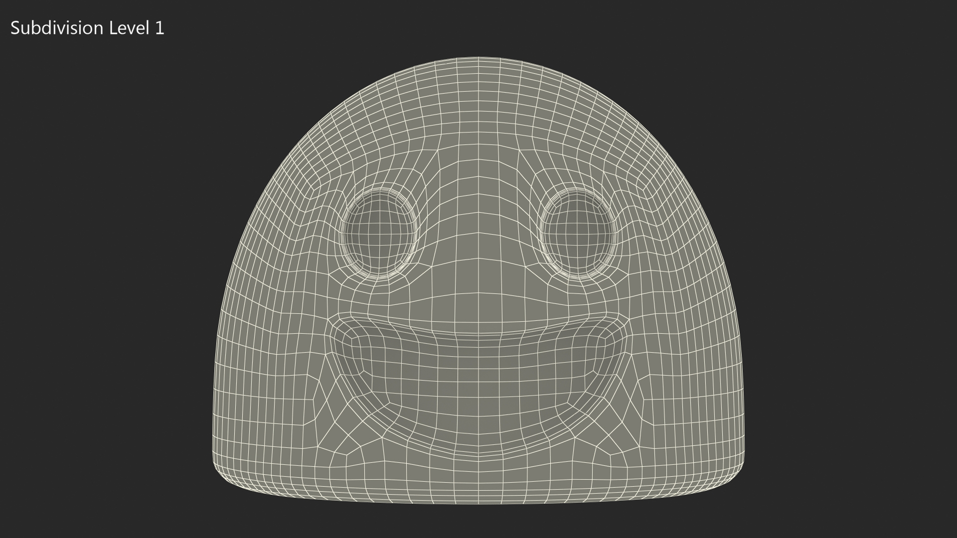 Happy Face Android Emoji 3D model