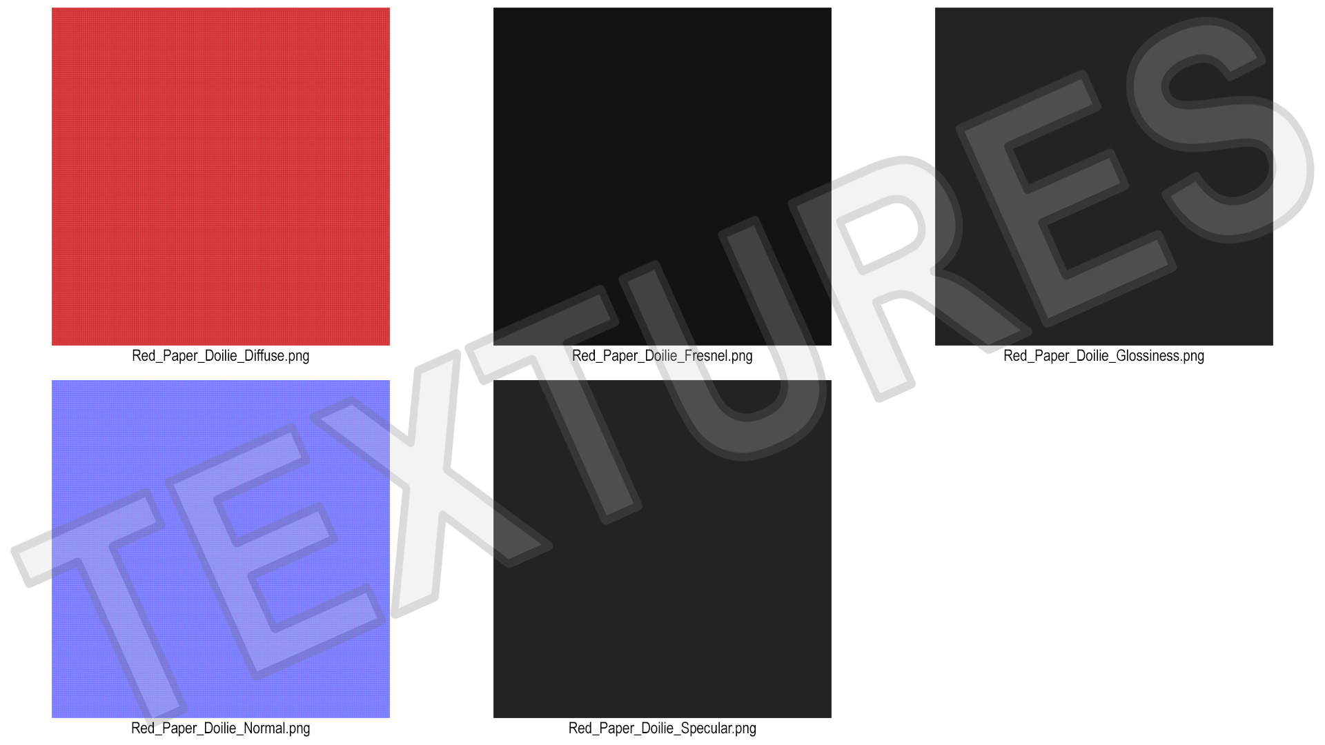 Disposable Lace Paper Doilie Red 3D