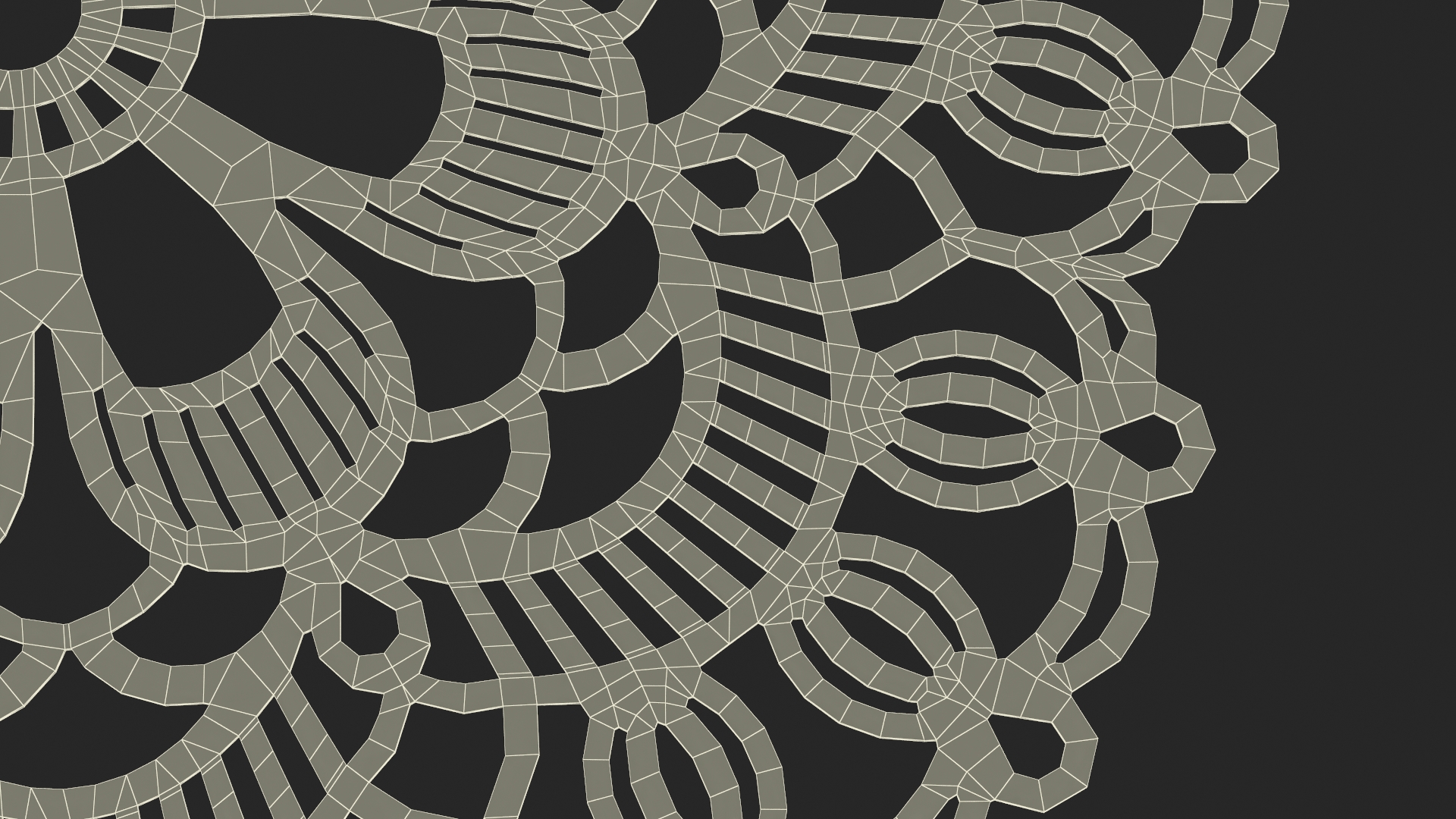 Disposable Lace Paper Doilie Red 3D