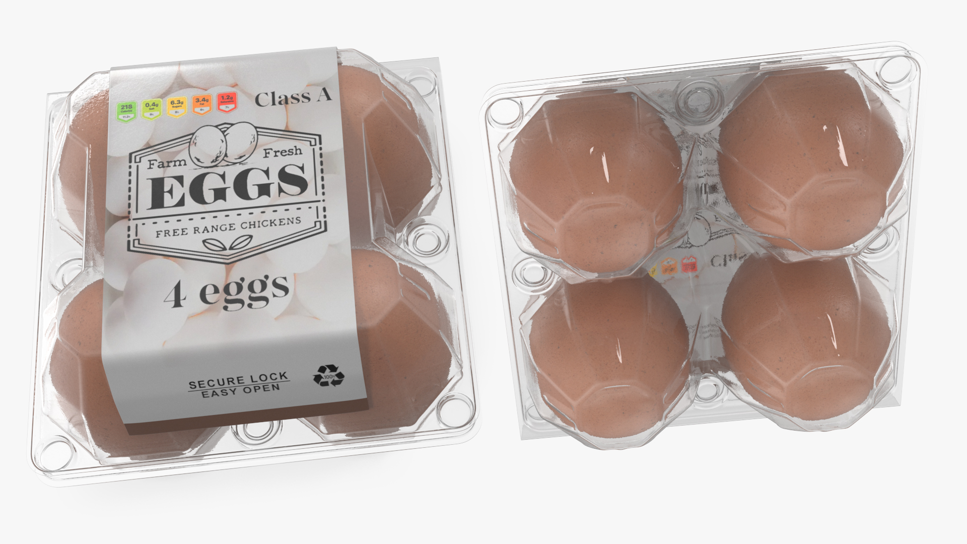 3D Egg Plastic Packaging