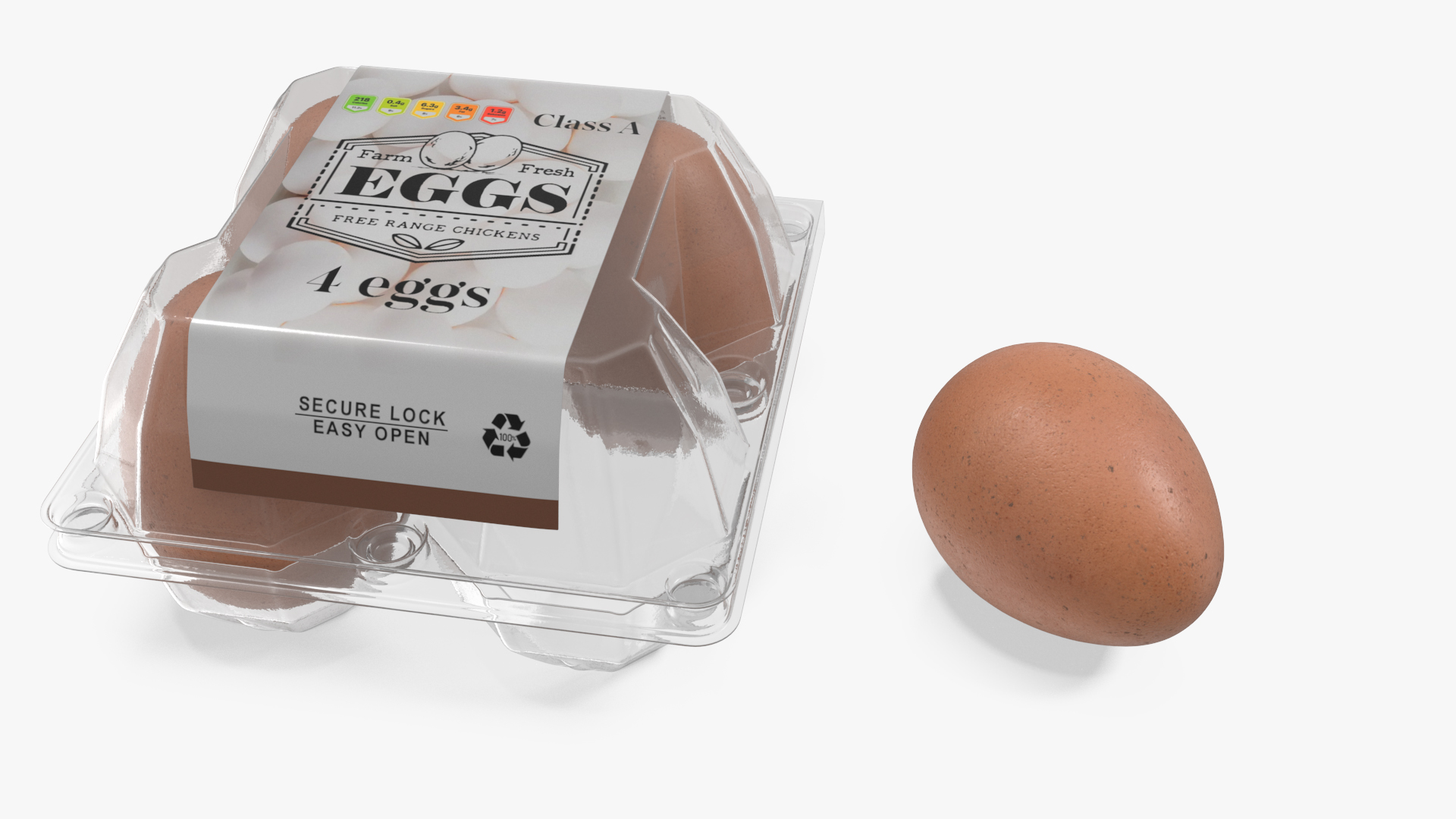 3D Egg Plastic Packaging