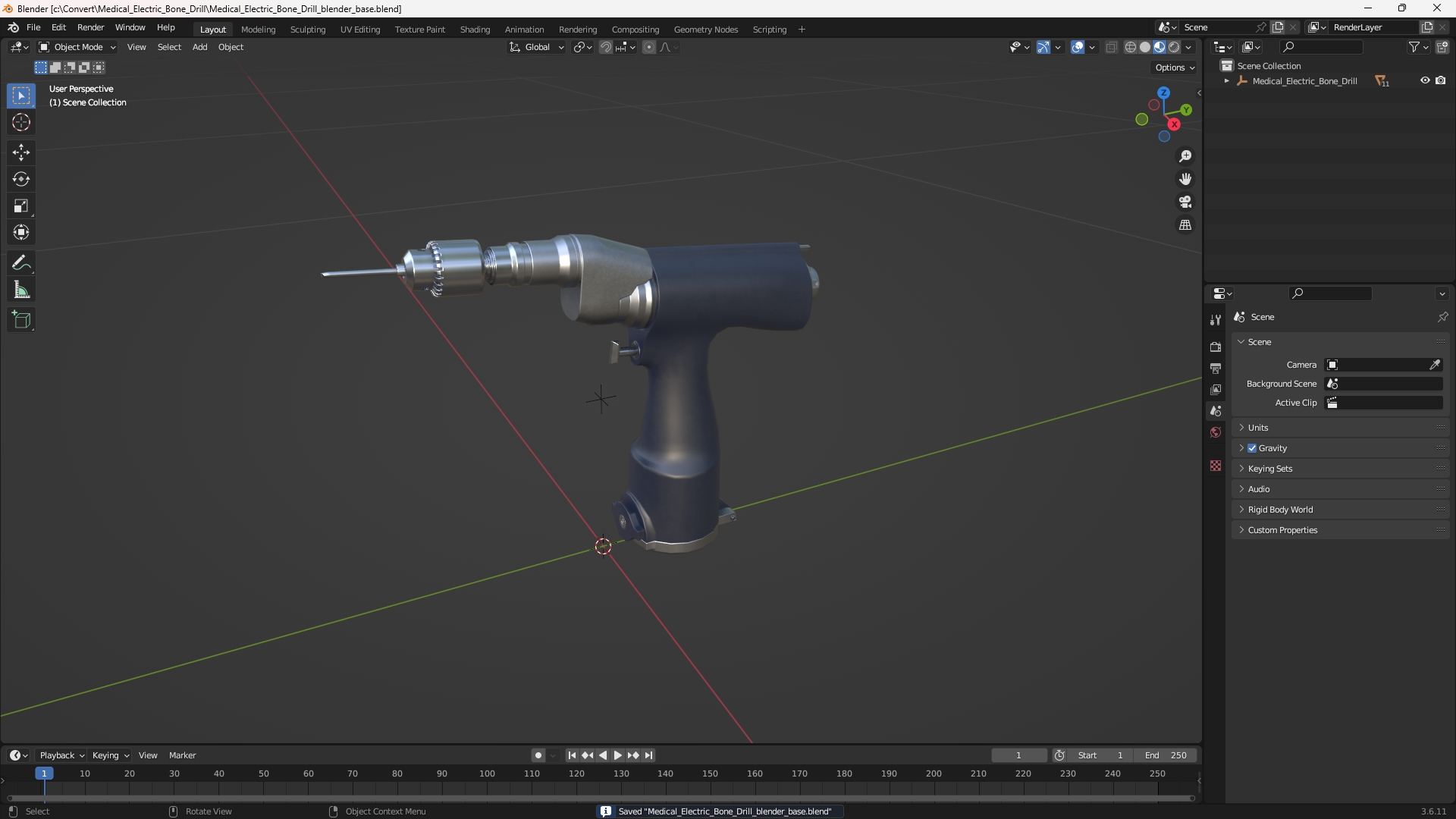 Medical Electric Bone Drill - view 10