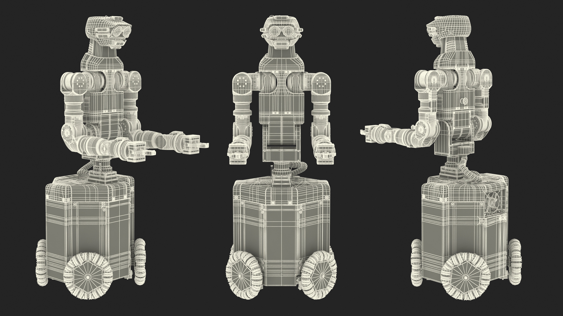 3D model GITAI G1 Robot Rigged for Maya