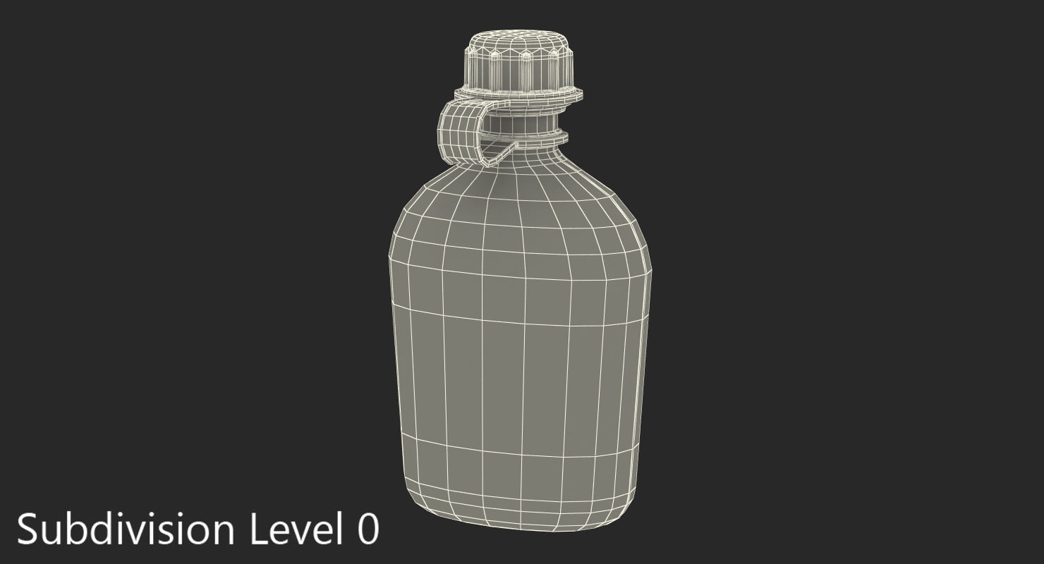 3D Plastic Water Canteen