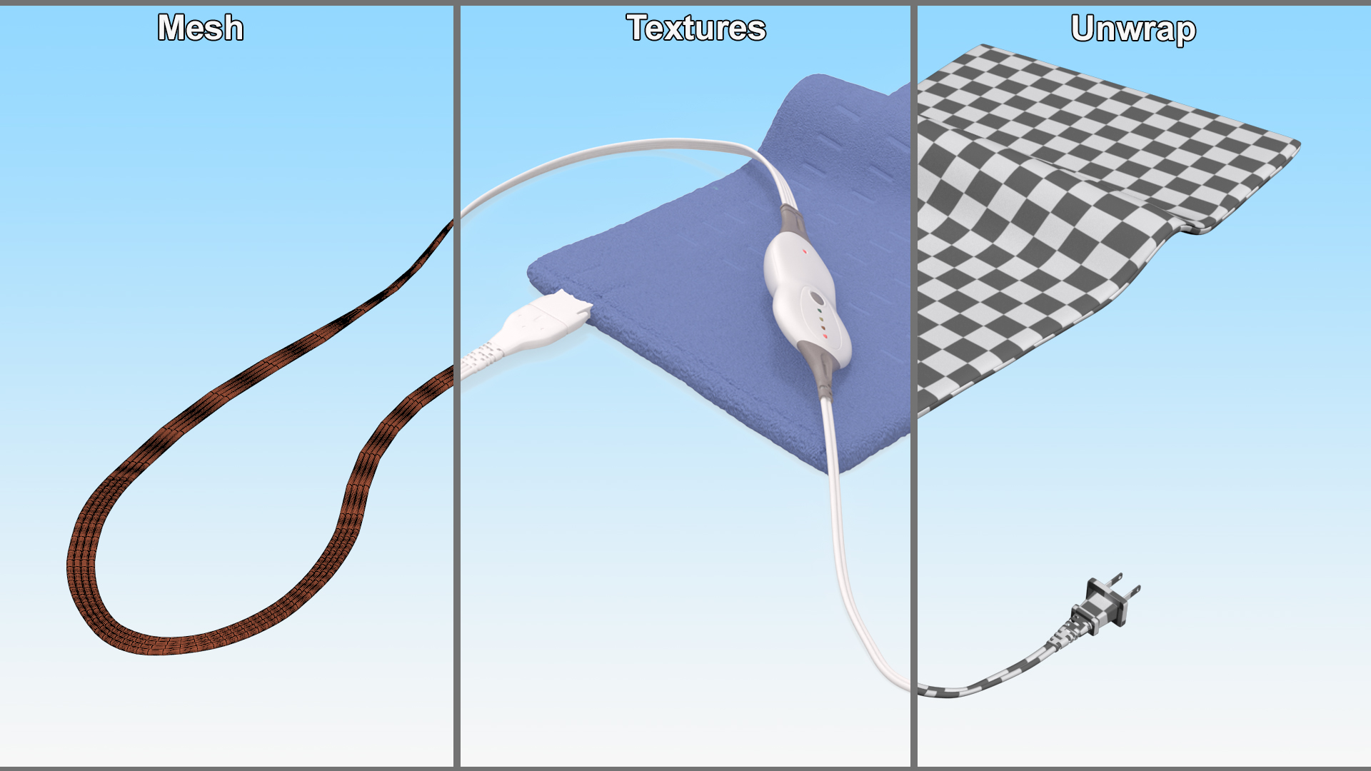 3D Electric Heating Pad for Muscle and Joint Pain