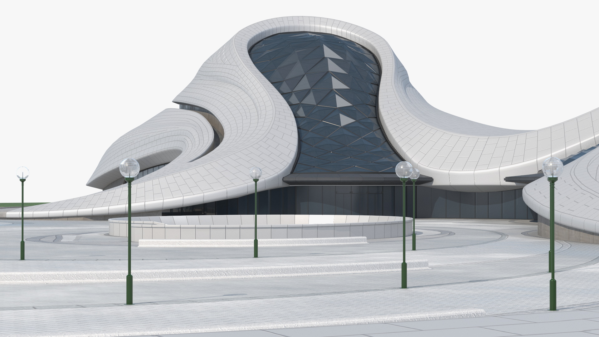 3D Harbin Grand Theatre China