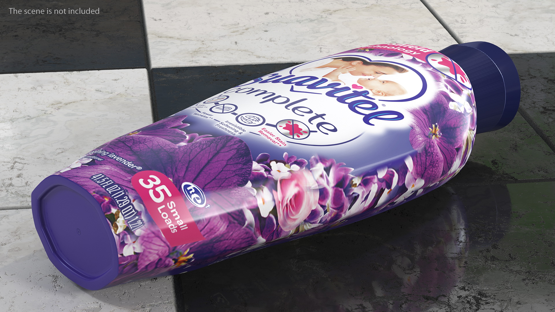 3D Suavitel Lavender Liquid Fabric Softener Small