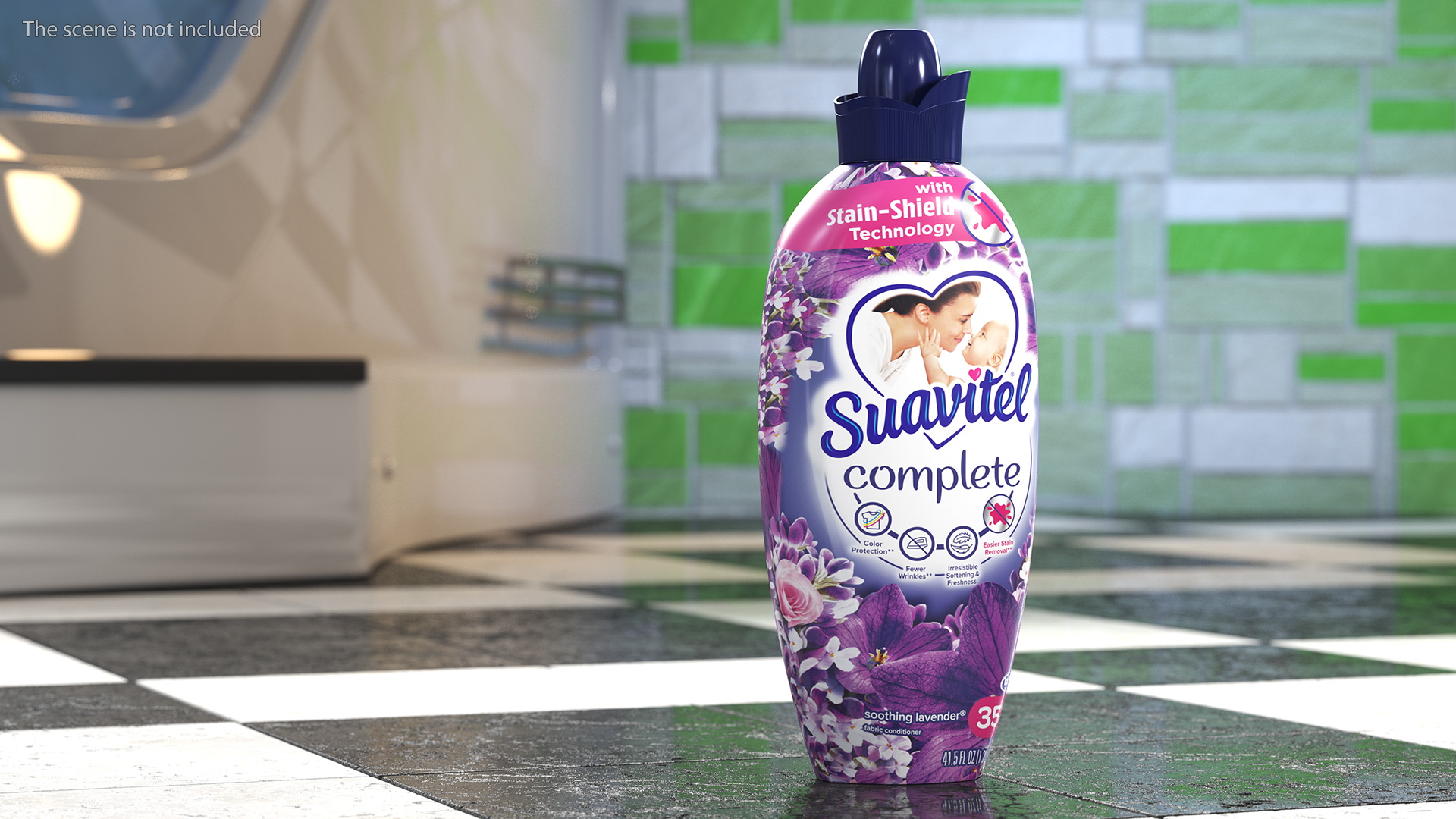 3D Suavitel Lavender Liquid Fabric Softener Small