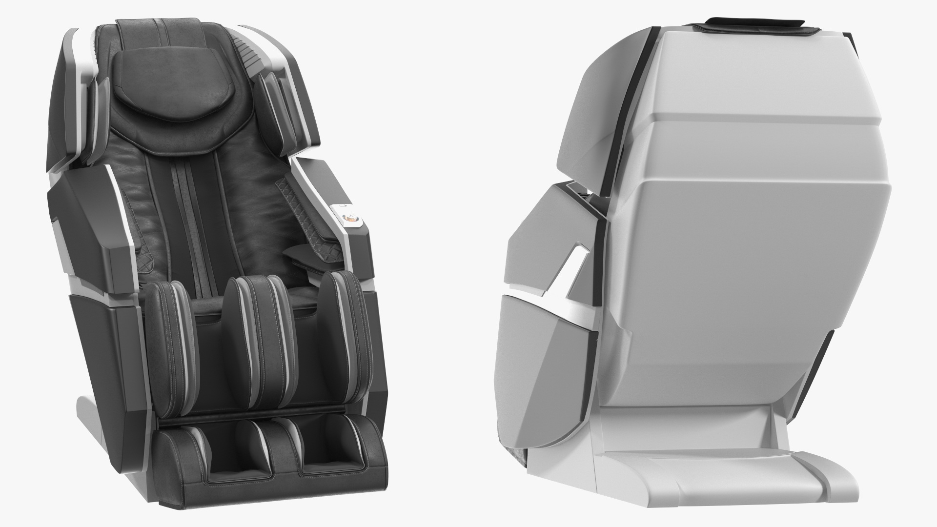 3D model Black Massager Chair