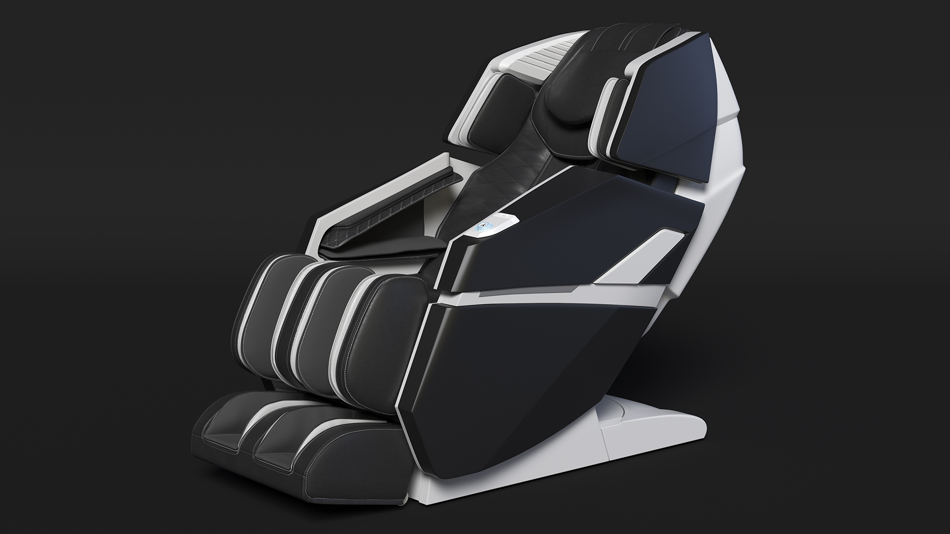 3D model Black Massager Chair