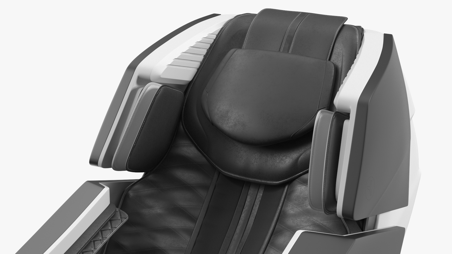 3D model Black Massager Chair