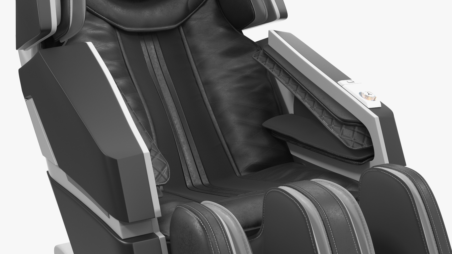 3D model Black Massager Chair