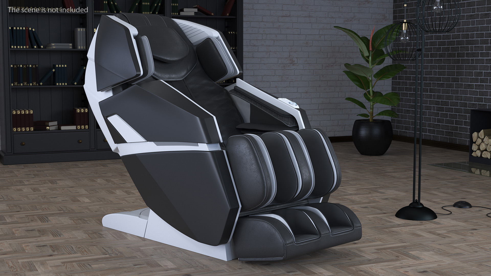 3D model Black Massager Chair