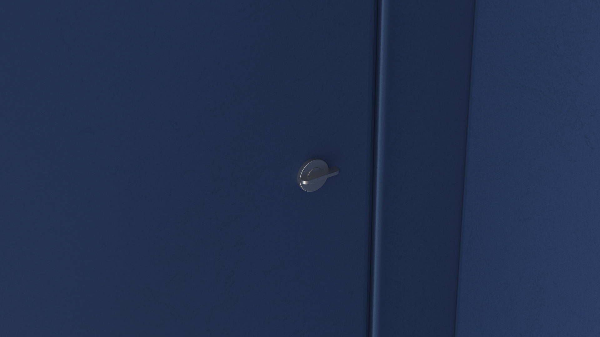 Toilet Stalls Solid Plastic Blue 3D