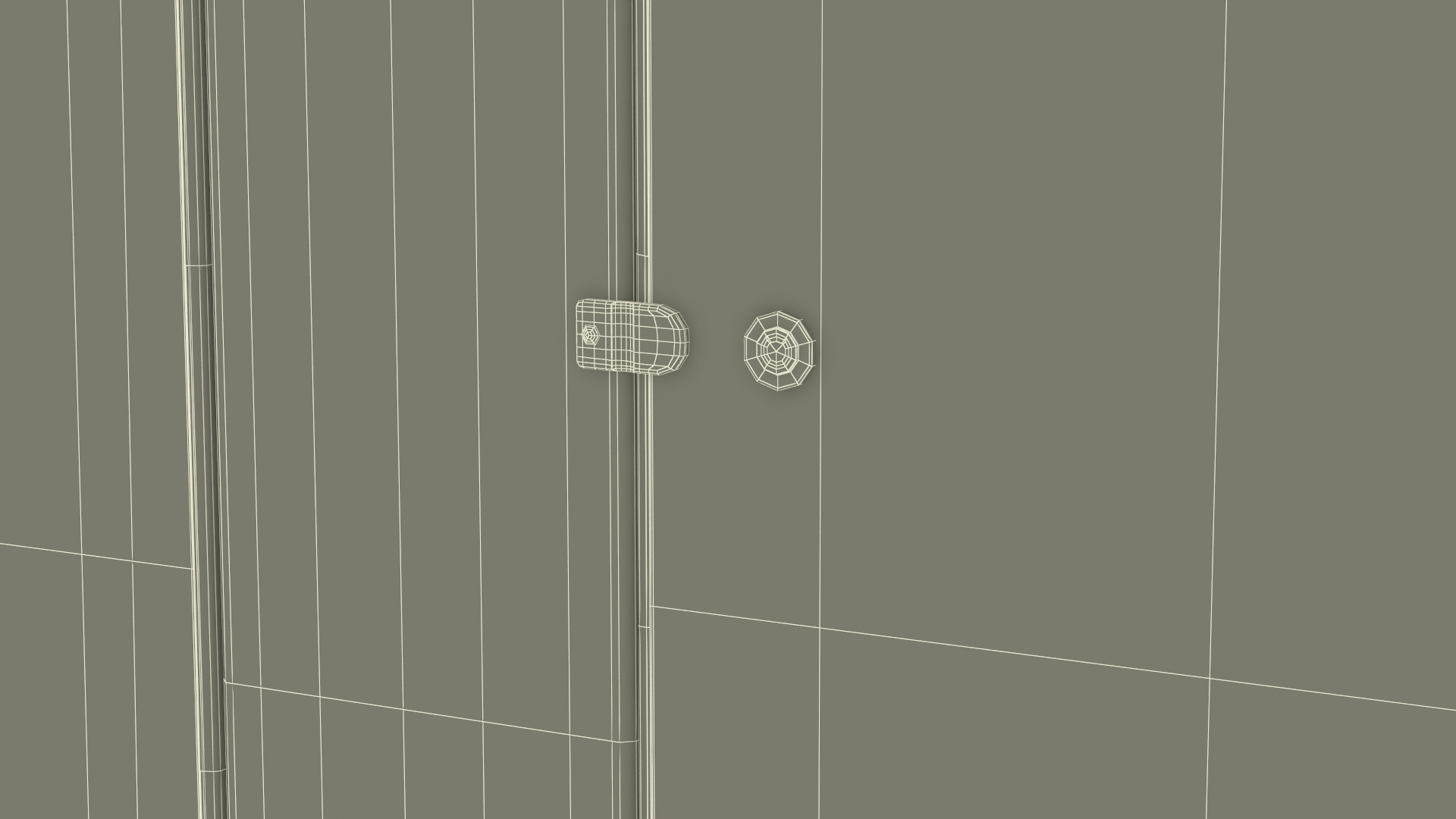 Toilet Stalls Solid Plastic Blue 3D