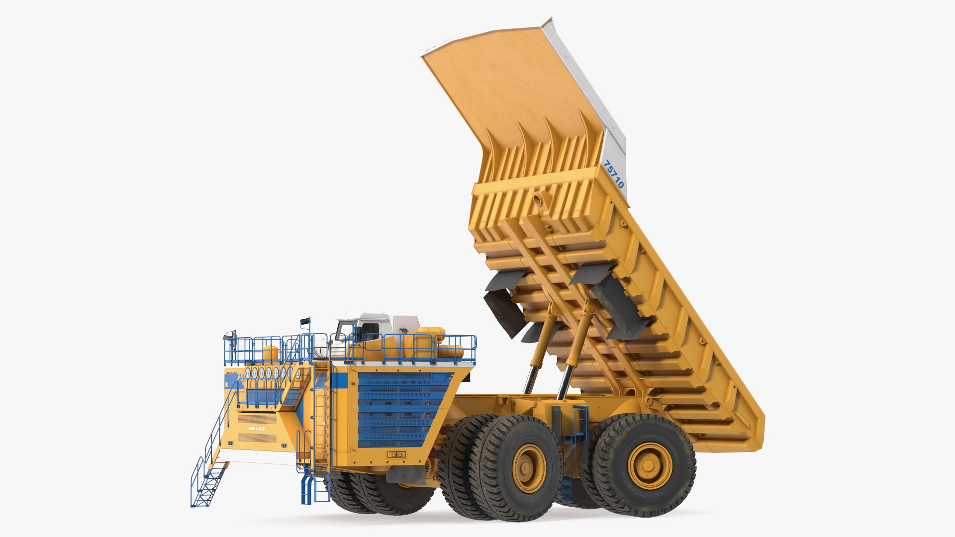 3D Belaz 75710 Raised Bed New