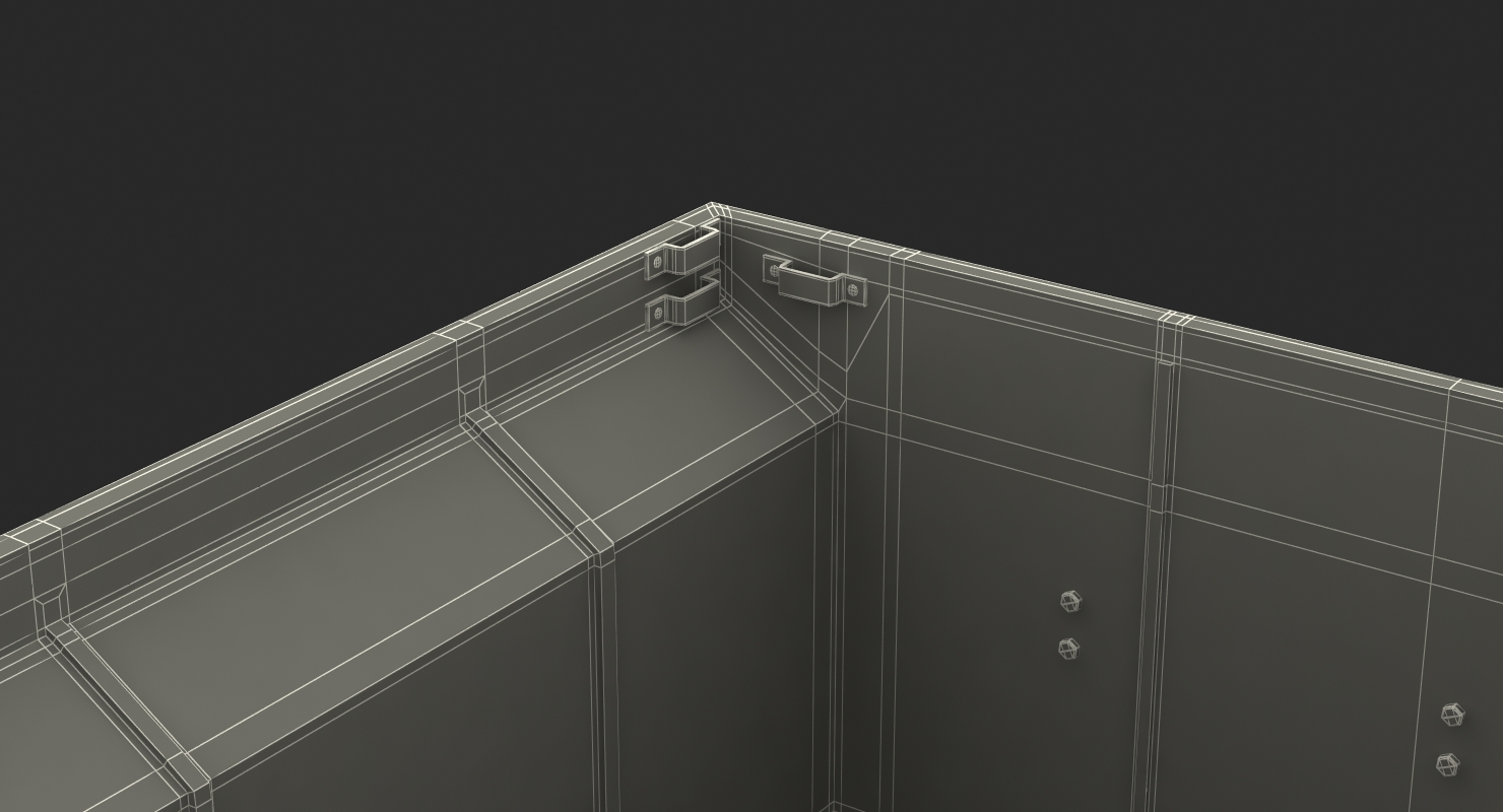 3D model WW2 Military Jeep Trailer