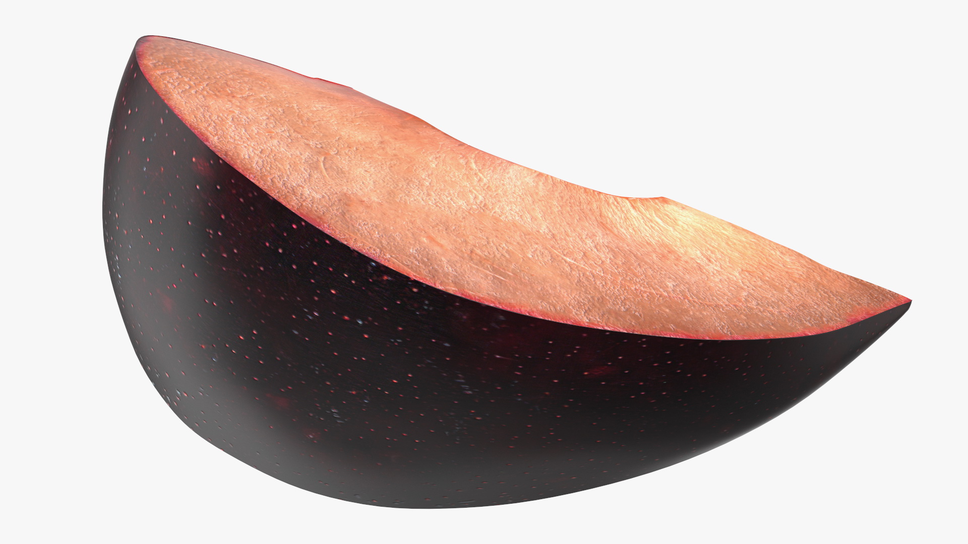 3D model Ripe Plum Slice