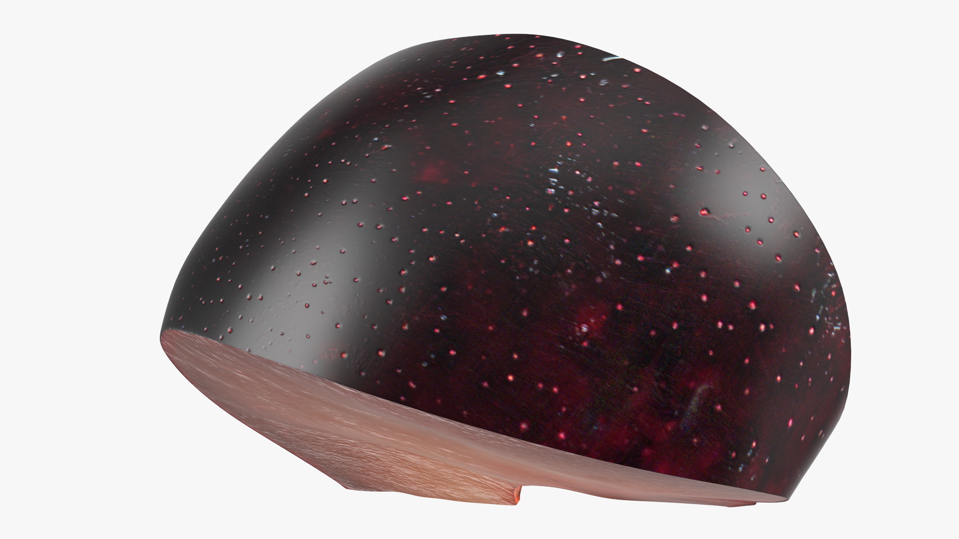 3D model Ripe Plum Slice