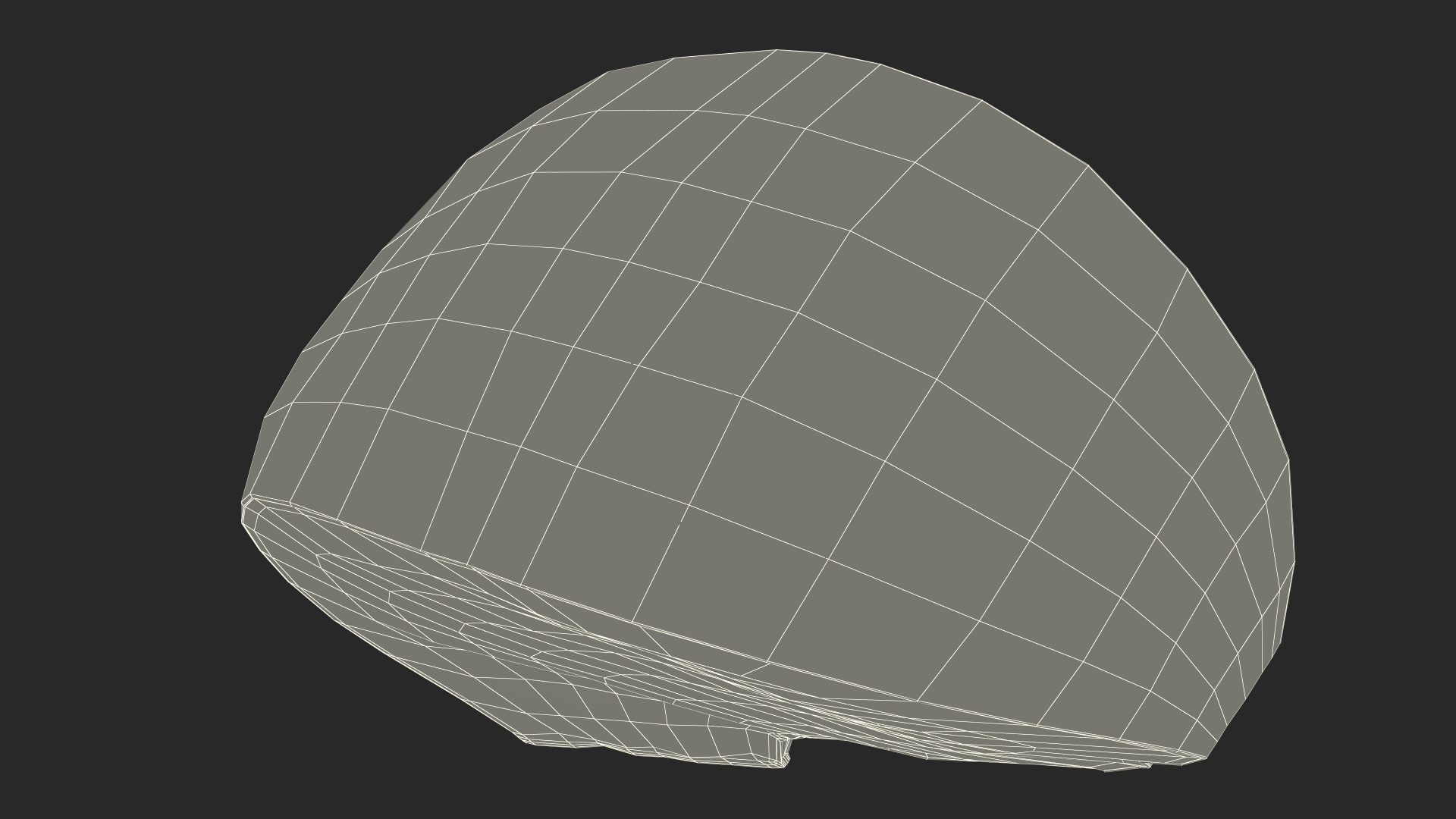 3D model Ripe Plum Slice
