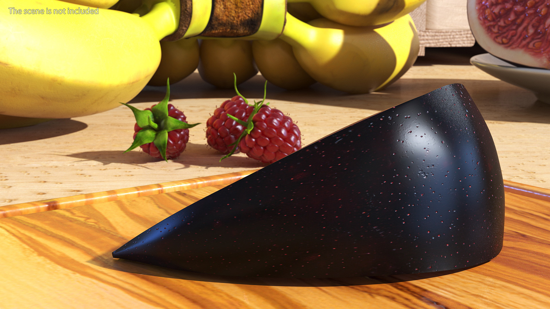 3D model Ripe Plum Slice