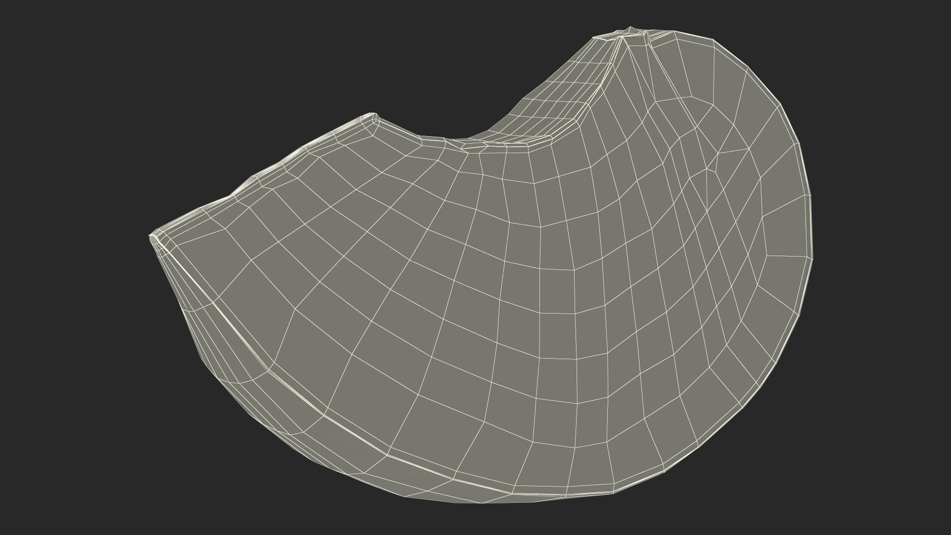 3D model Ripe Plum Slice