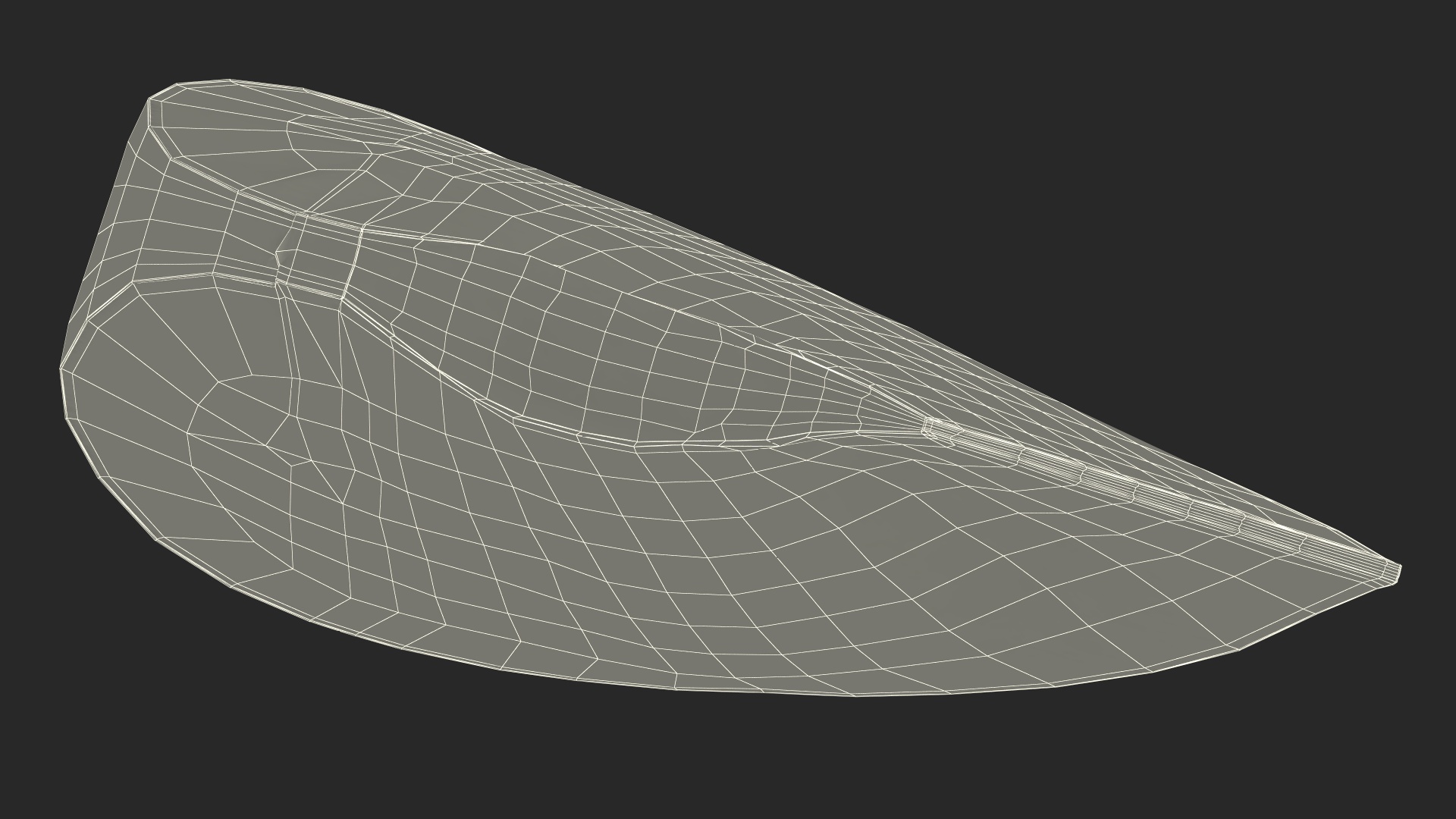 3D model Ripe Plum Slice