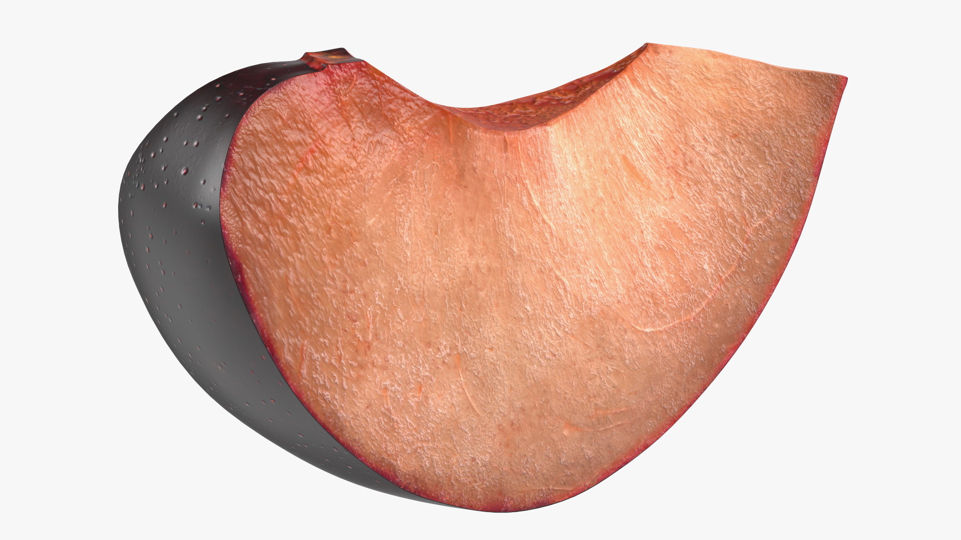 3D model Ripe Plum Slice