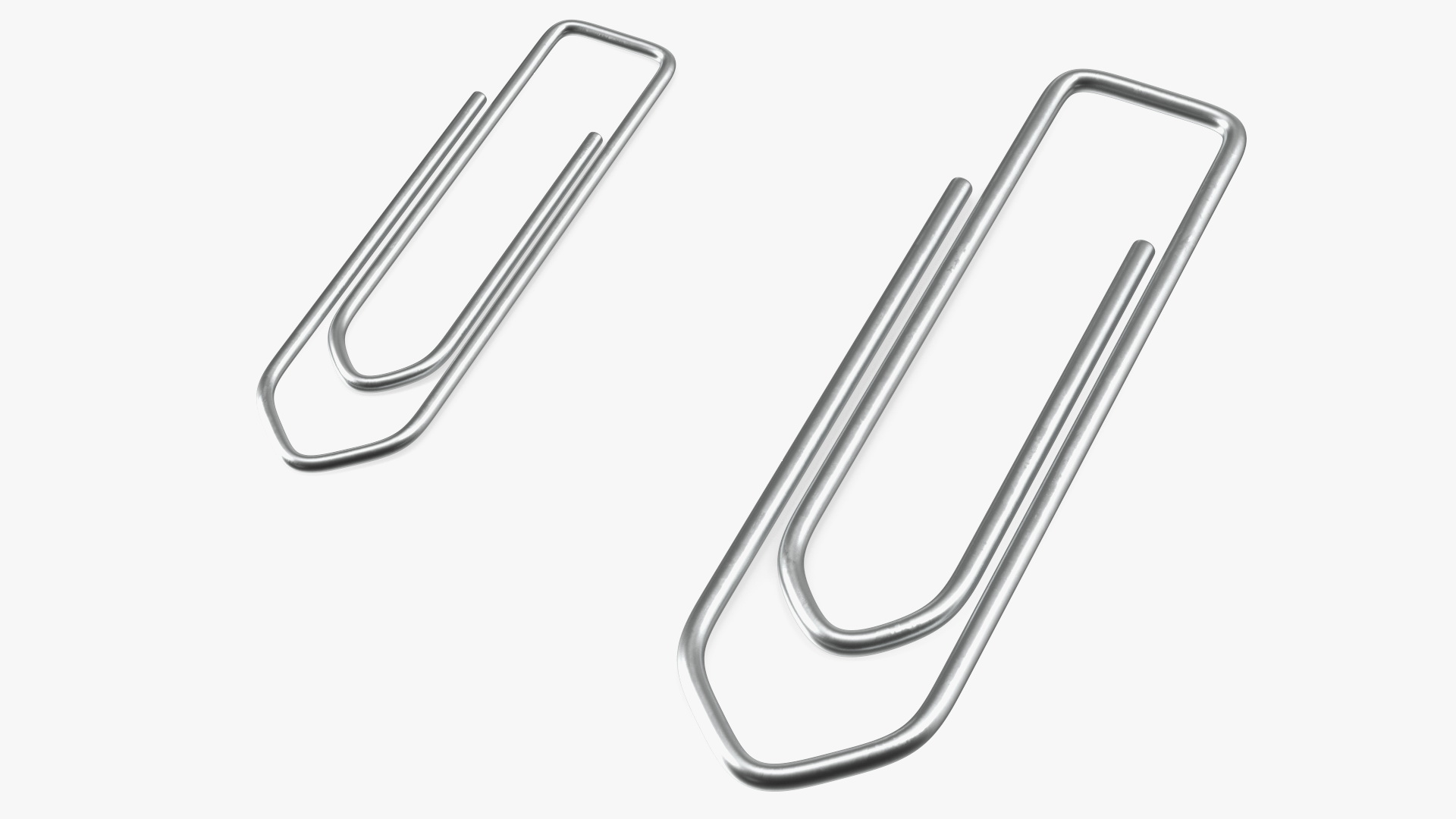 Paper Clip Boat Shape Metal 3D