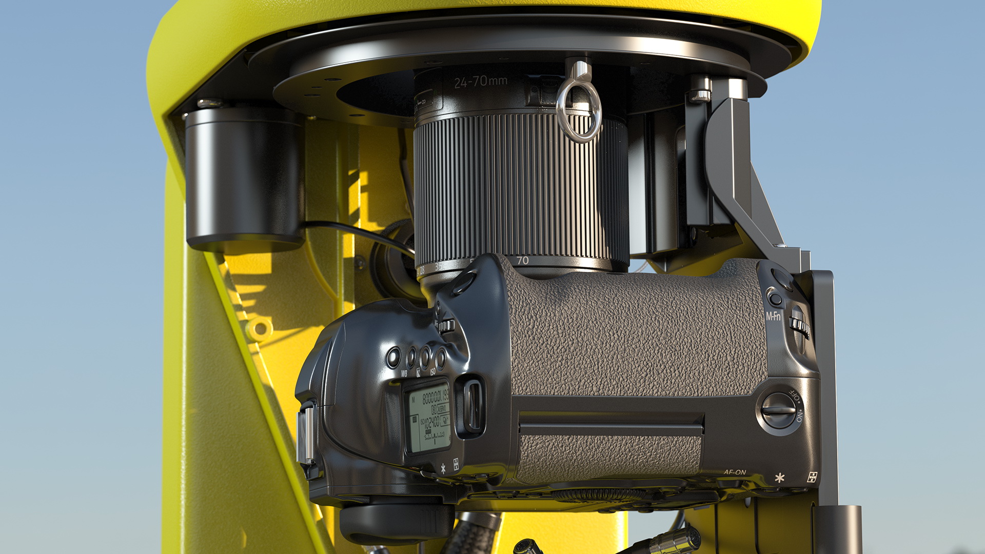 3D model Robotic Camera System with Digital Cam Rigged