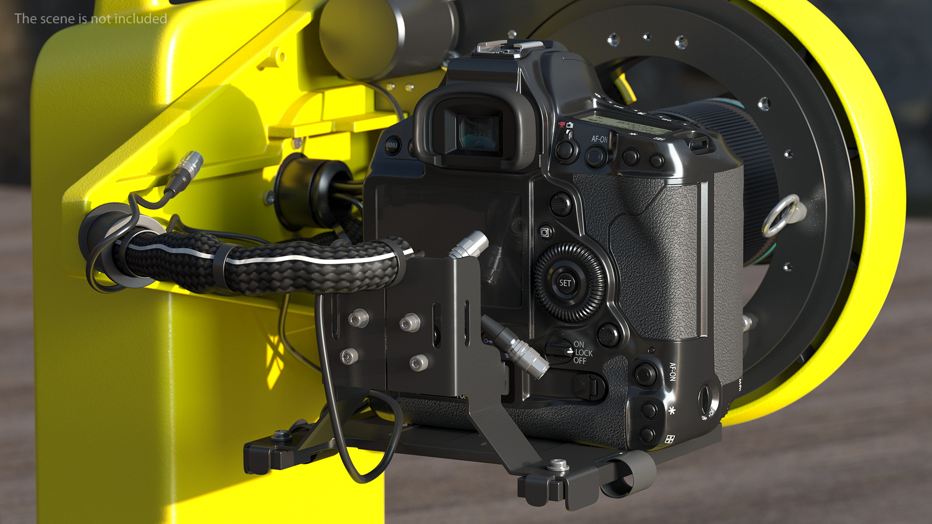 3D model Robotic Camera System with Digital Cam Rigged