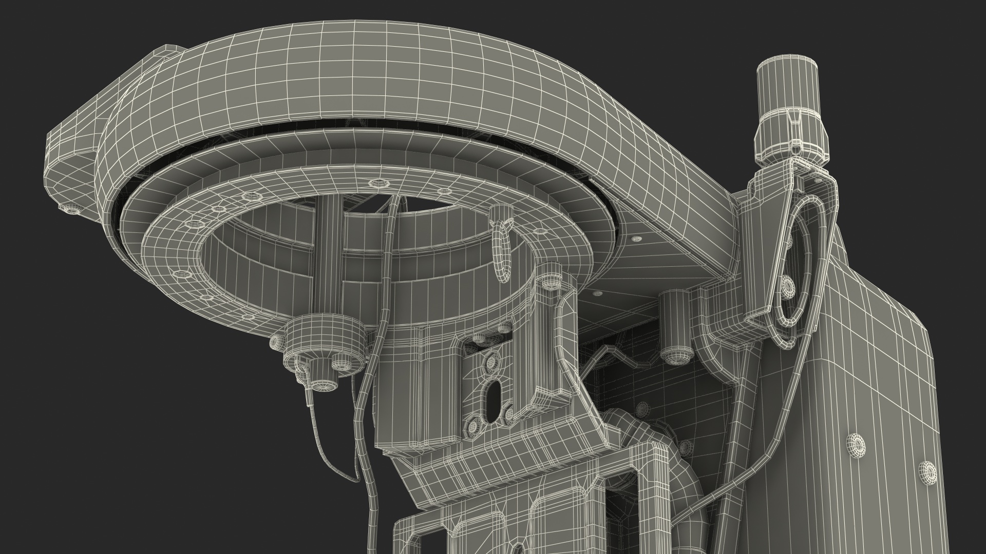 3D model Robotic Camera System with Digital Cam Rigged