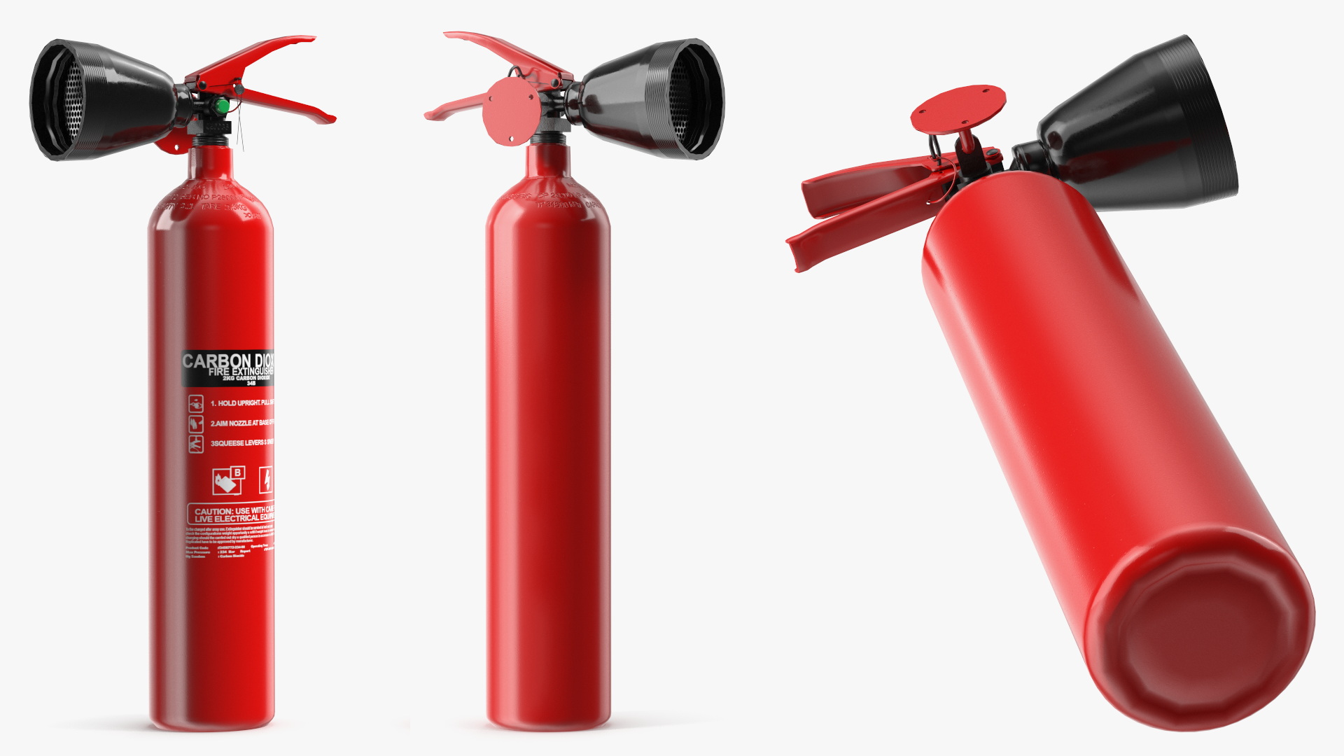 Carbon Dioxide 2Kg Fire Extinguisher Game Ready, view 4