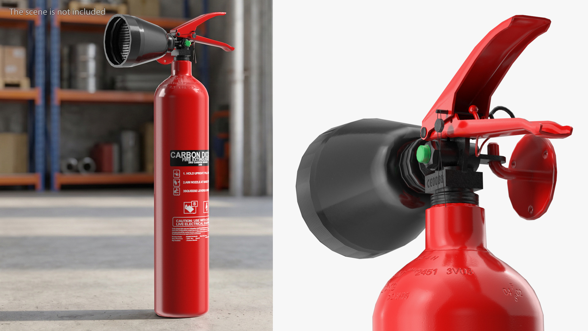 Carbon Dioxide 2Kg Fire Extinguisher Game Ready, view 2