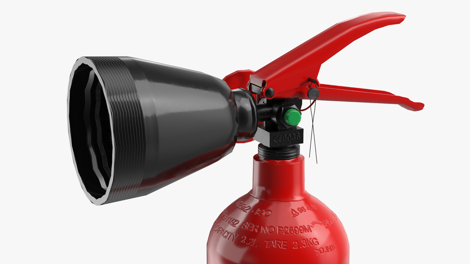 Carbon Dioxide 2Kg Fire Extinguisher Game Ready, view 7