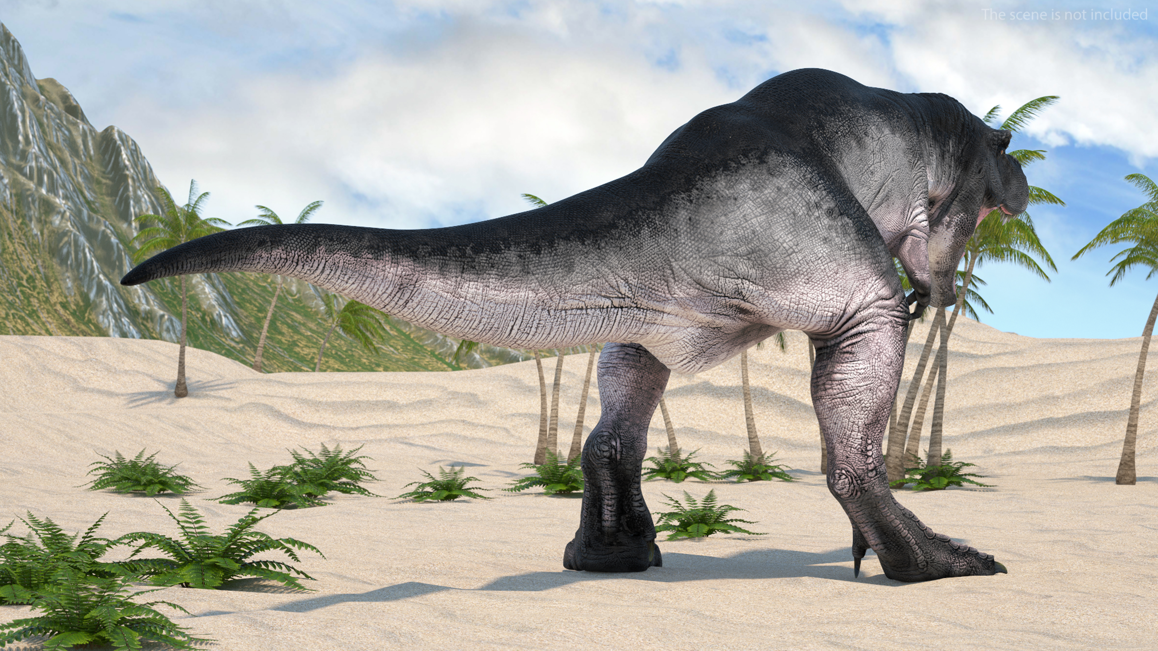 3D model T Rex Roar Pose