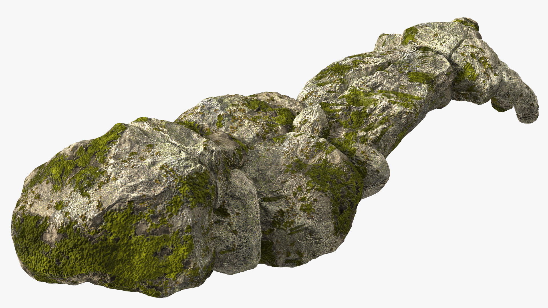 Stone Golem Hand Rigged for Maya 3D