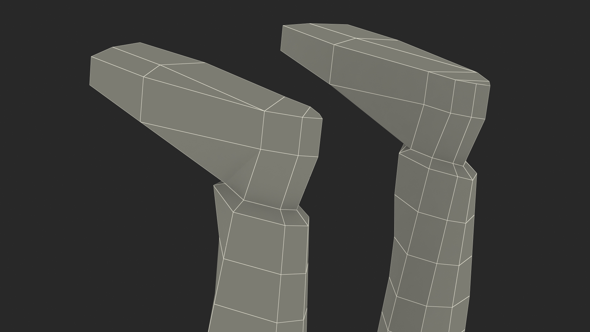 3D Policewoman Low Poly Rigged for Maya