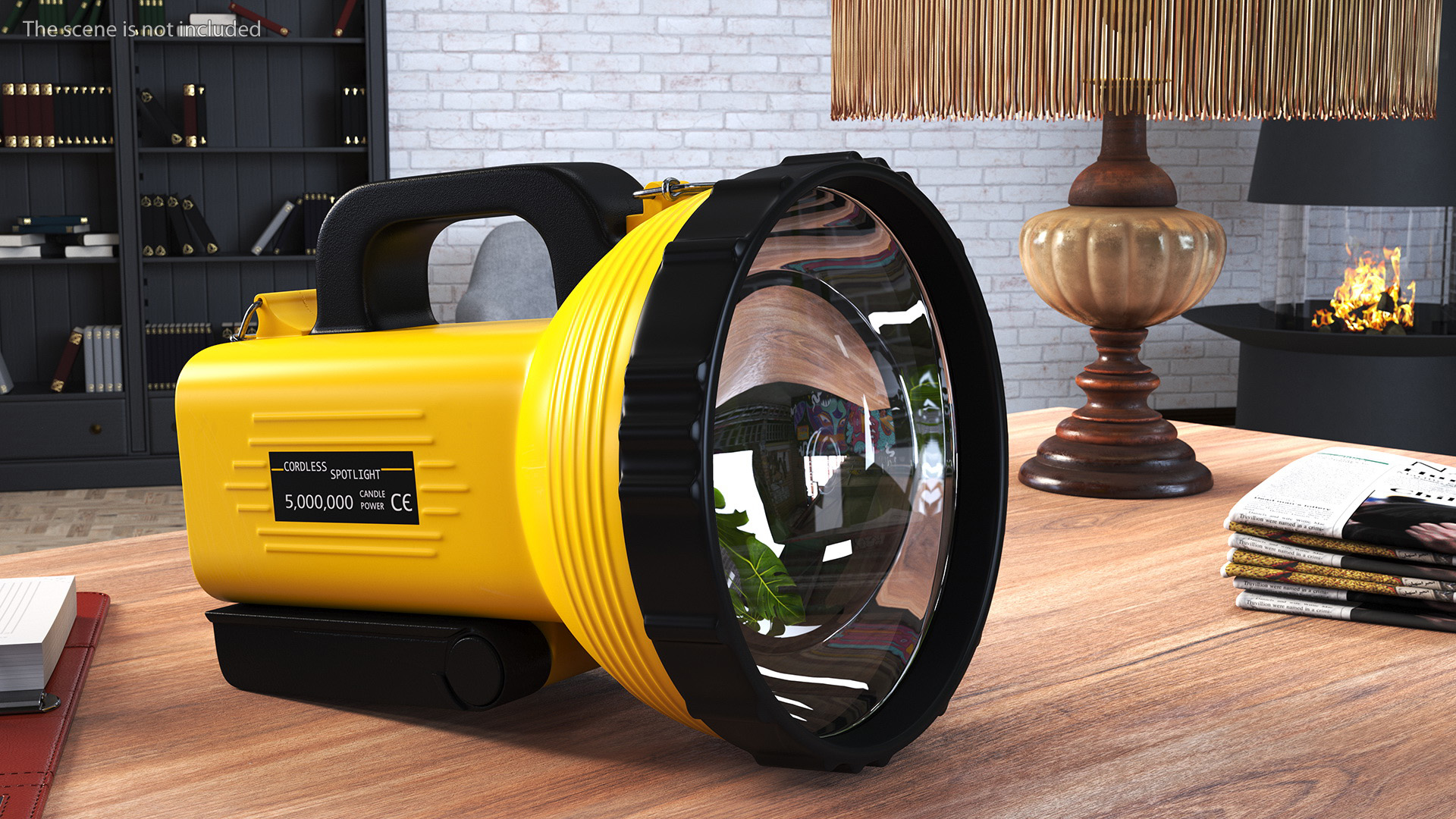 3D Portable High Power Rechargeable LED Searchlight model