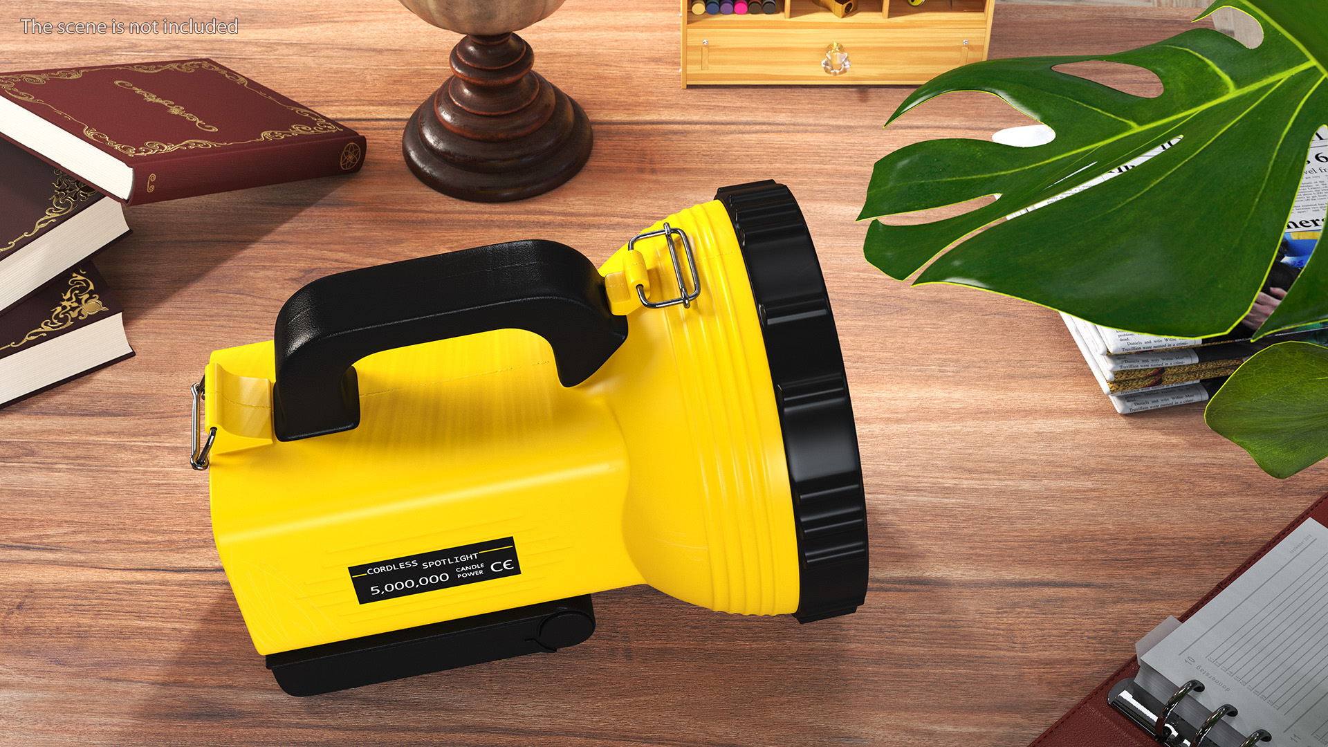3D Portable High Power Rechargeable LED Searchlight model