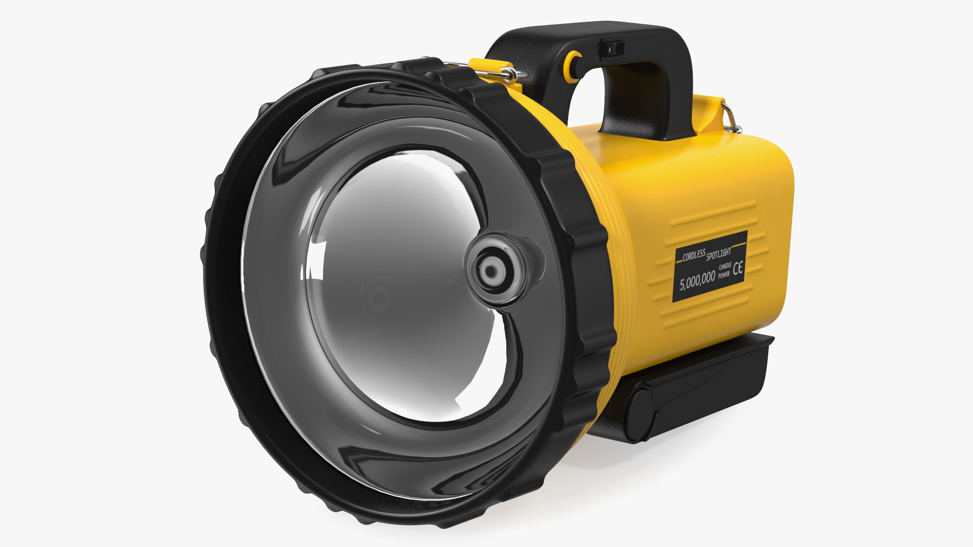 3D Portable High Power Rechargeable LED Searchlight model