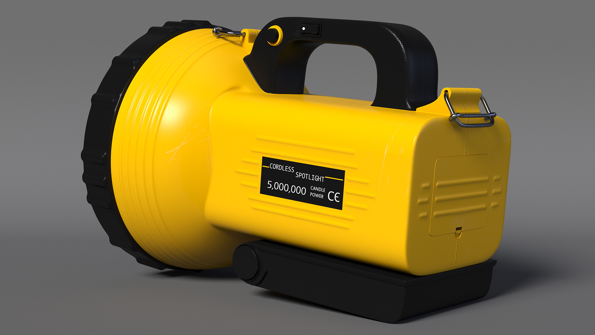 3D Portable High Power Rechargeable LED Searchlight model