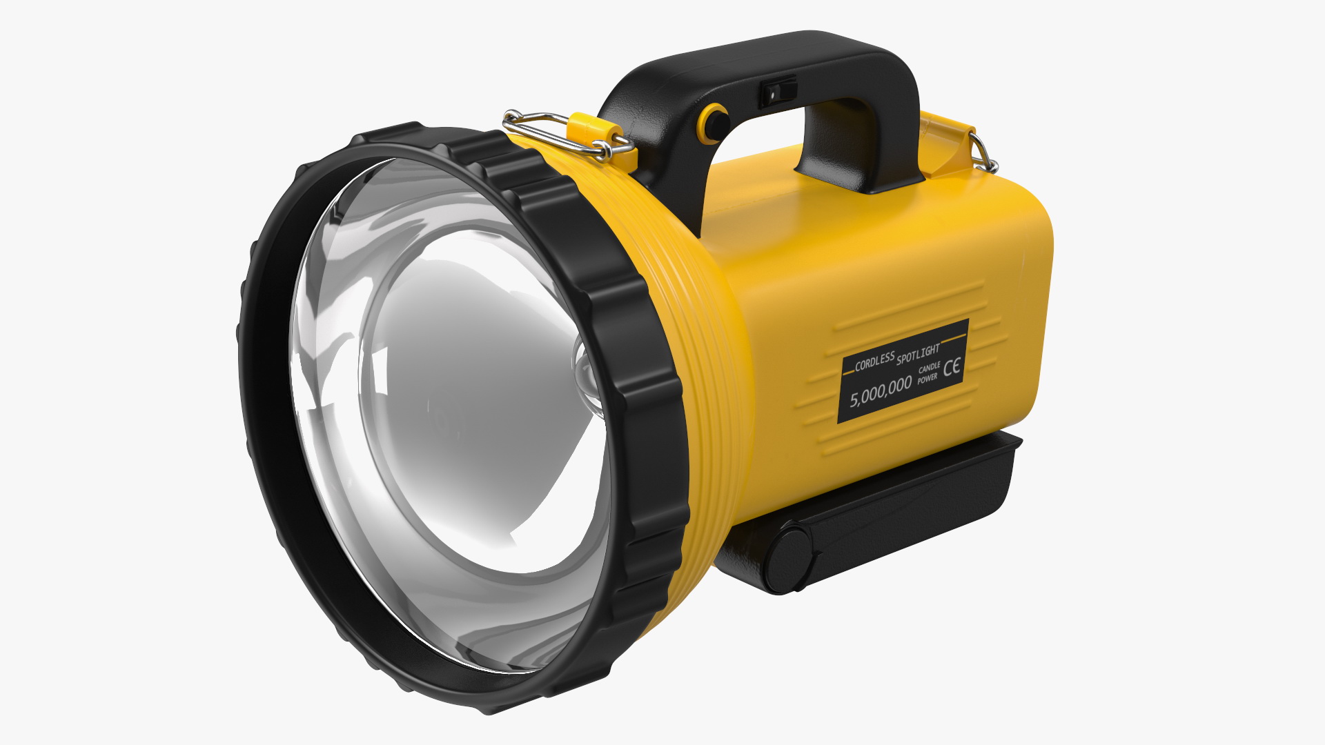 3D Portable High Power Rechargeable LED Searchlight model