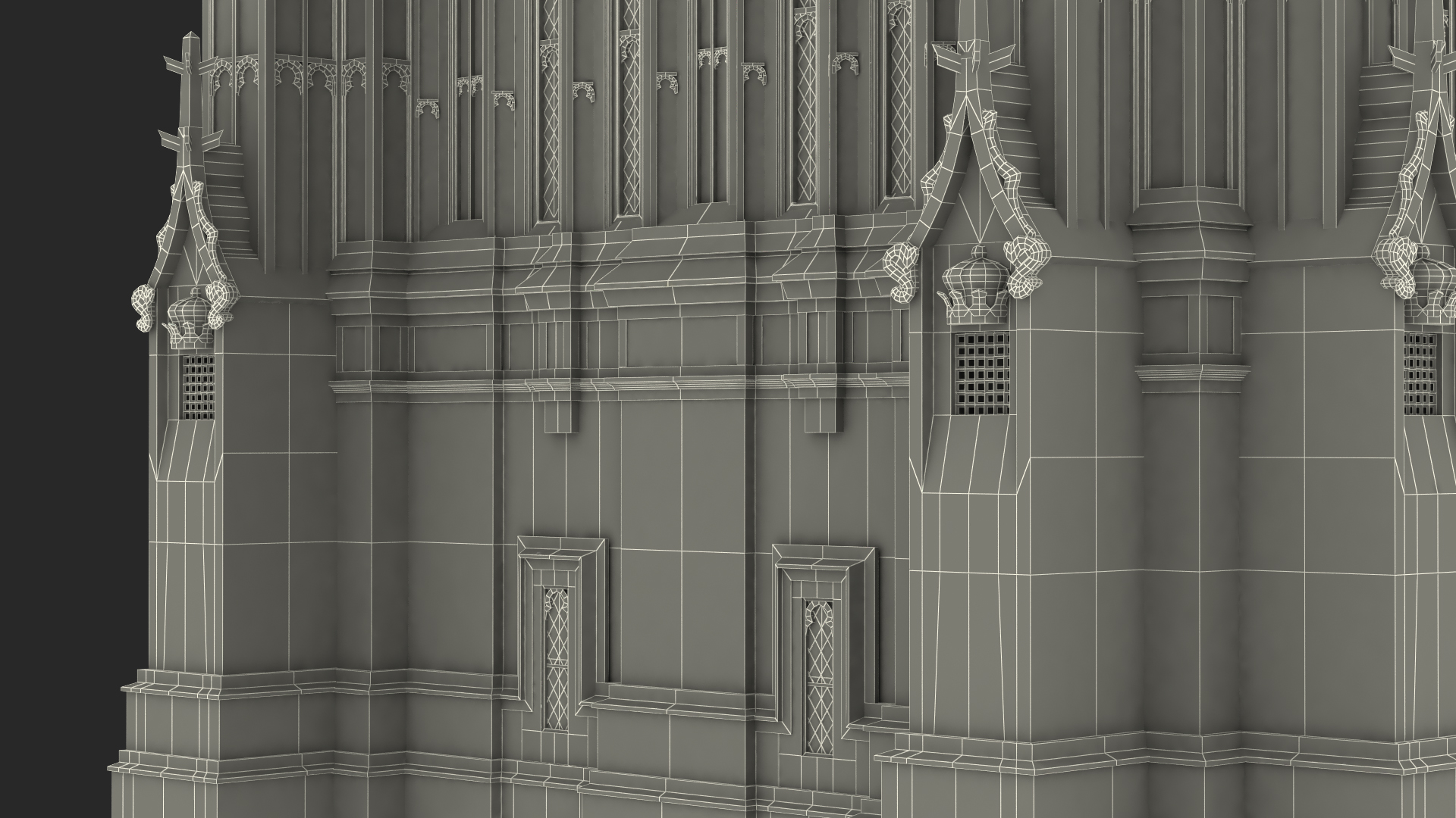 3D Big Ben Clock Tower Palace of Westminster