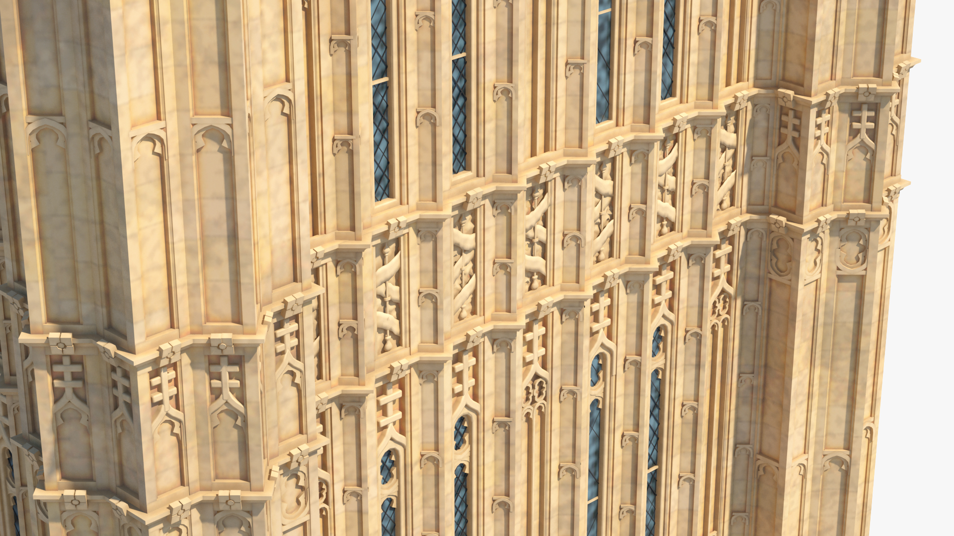 3D Big Ben Clock Tower Palace of Westminster