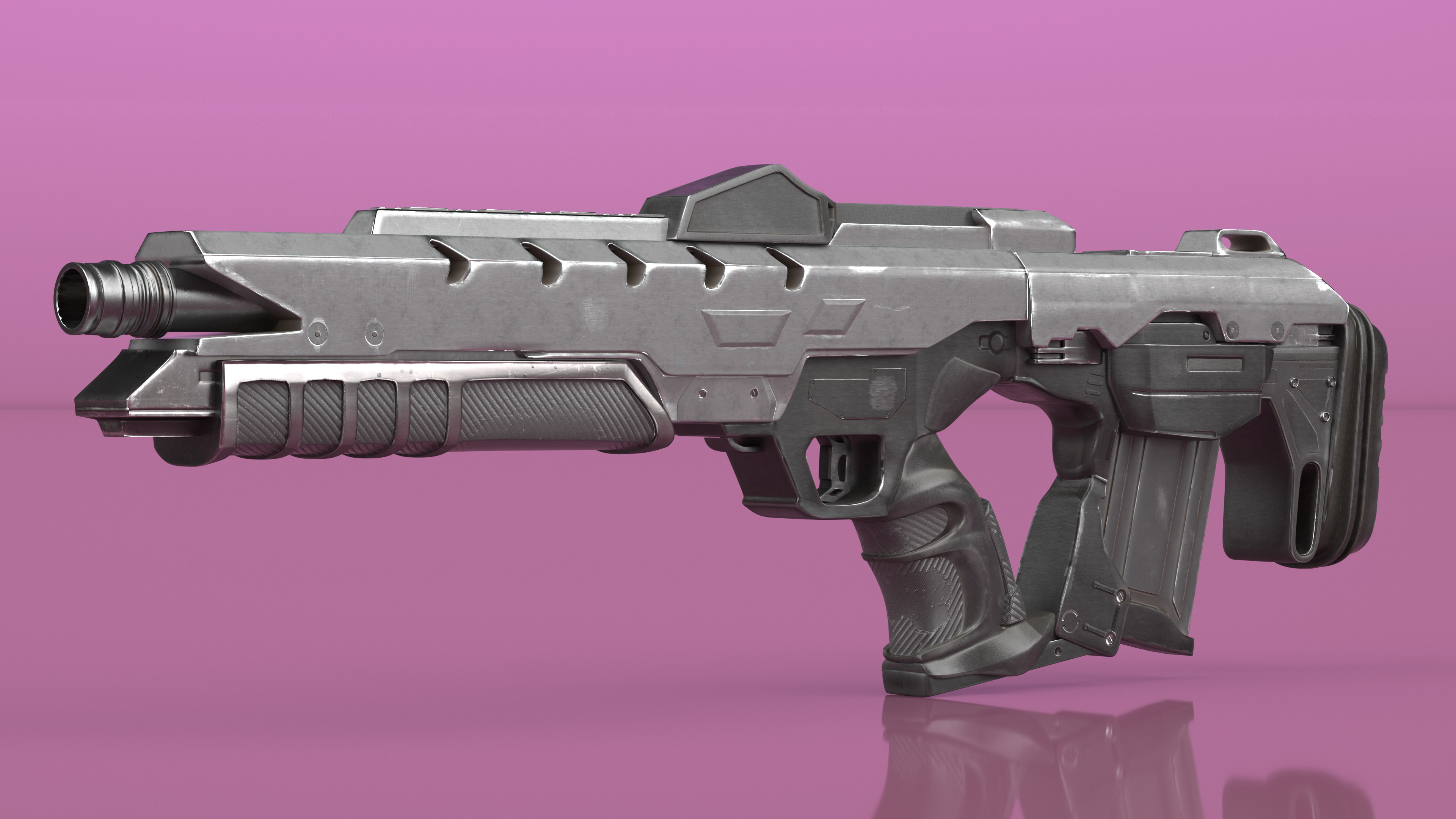 3D model Futuristic Soldier Rigged