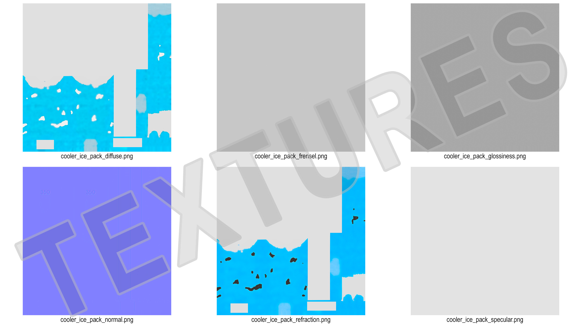 3D Hard Sided Rectangular Ice Pack
