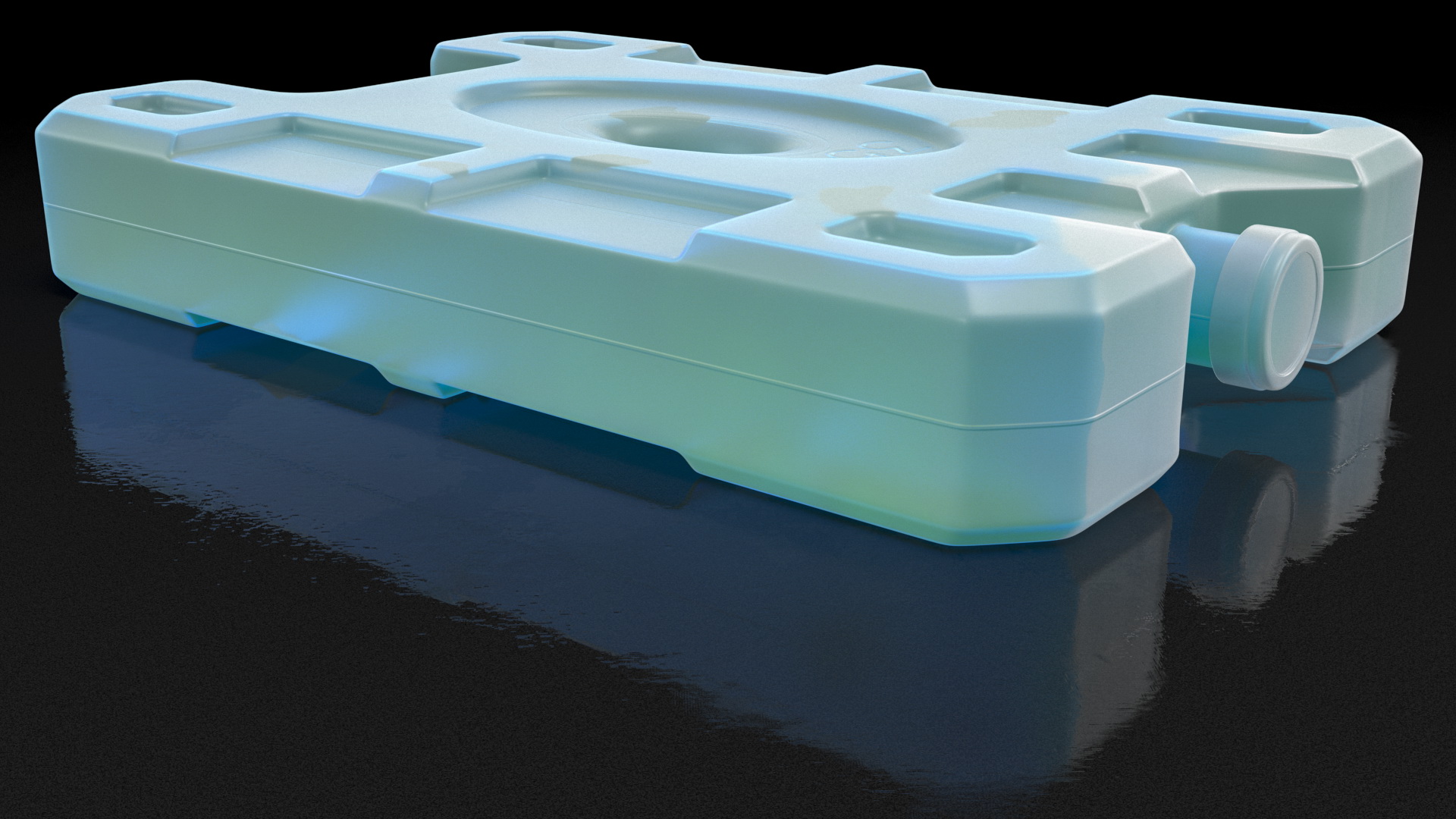 3D Hard Sided Rectangular Ice Pack